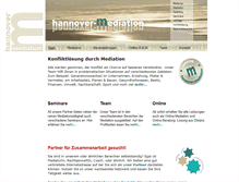 Tablet Screenshot of hannover-mediation.com